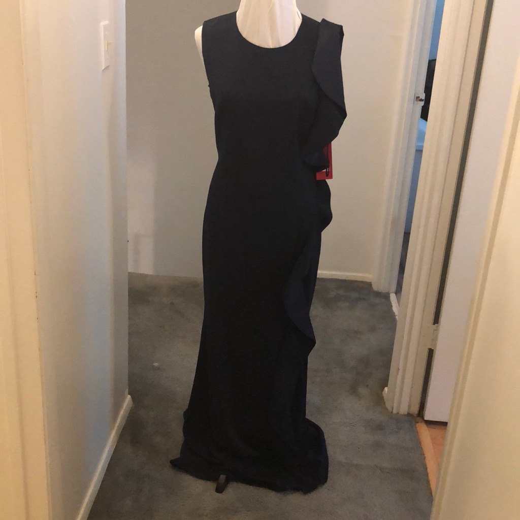 Beautiful Navy Blue Gown.